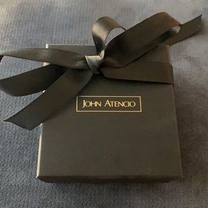 Gorgeous John Atencio black and gold jewelry box